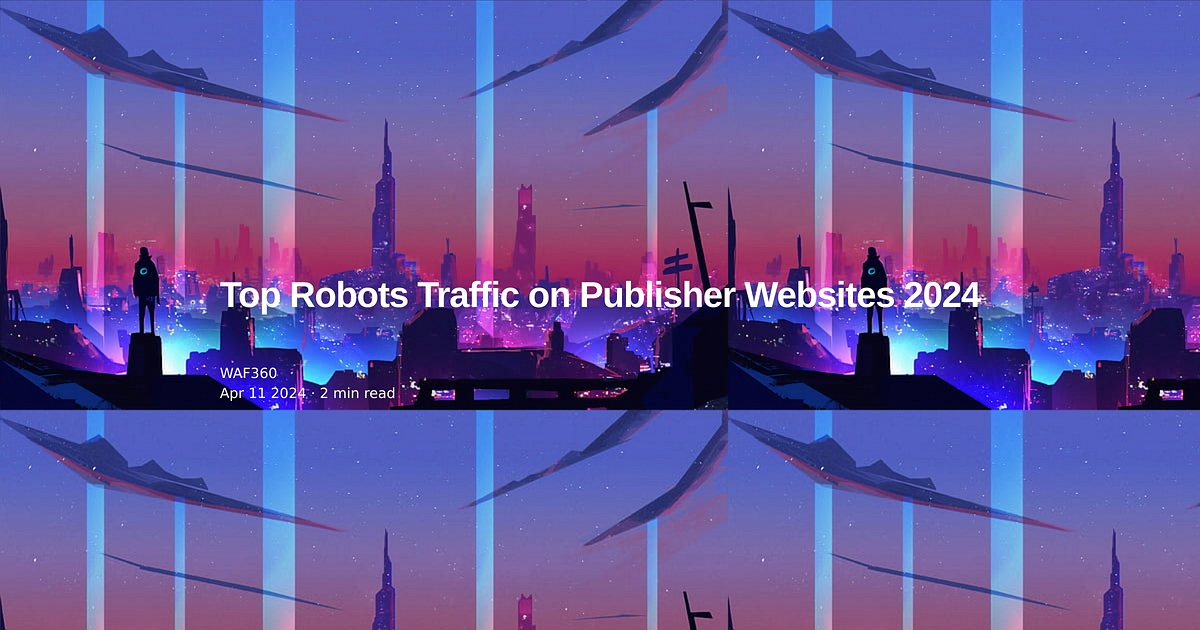 Top Robot Traffic on Publisher Websites (2024)